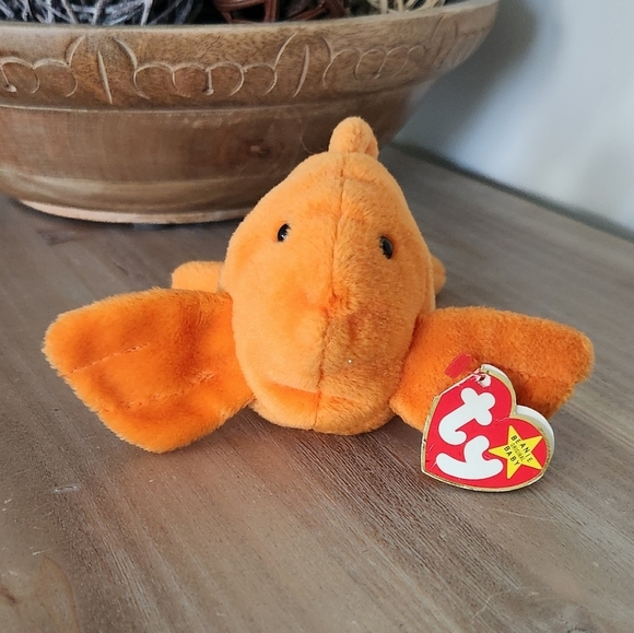 🐠 Ty Beanie Baby “Goldie” the Goldfish 1993 – Vintage Collectible Plush - Picture 7 of 12